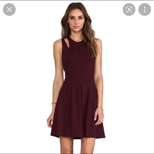 Rebecca Taylor Maroon Dress